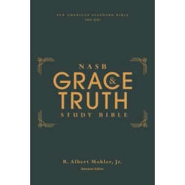 NASB The Grace and Truth Study Bible, Hardcover, Green, Red Letter, 1995 Text, C