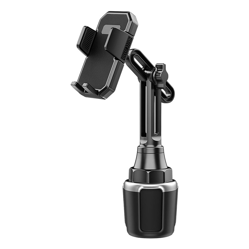 Sandfren Car Cup Phone Holder, 360° Rotation Carbon Fiber Vehicle