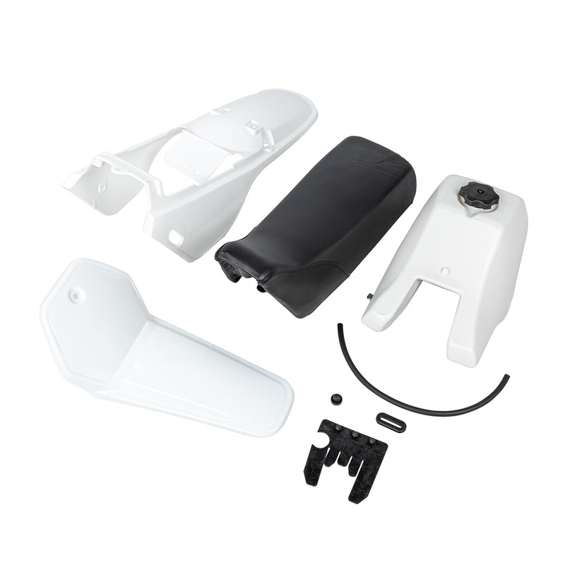 SUNQIAO PW80 Plastic Kit, Tank Seat Gas Cap Petcock for