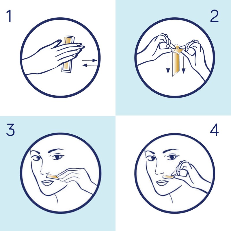 Mandy’s Original Wax Strips for Face – Hair Removal Facial