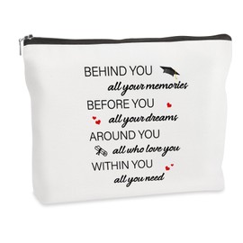 Graduation Gifts High School College Middle School Masters Degree Phd Doctorate Graduation Inspirational Makeup Bag Graduation Gifts Ideas for Her Him Women Male Friends Sister Family Nurse Nursing