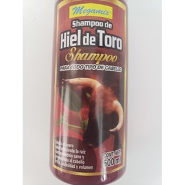 megamix Shampoo de Hiel de Toro 500ml Para Todo Tipo de Cabello Shine - Soft and Clean