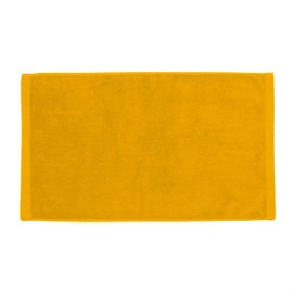 Premium Velour Hand Face Sports Towel 16 inch x26 inch Gold