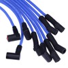 New Racing 9mm Blue Spark Plug Wire Set Ignition Wire
