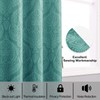DWCN Ombre Blackout Curtains for Bedroom - Damask Patterned Thermal