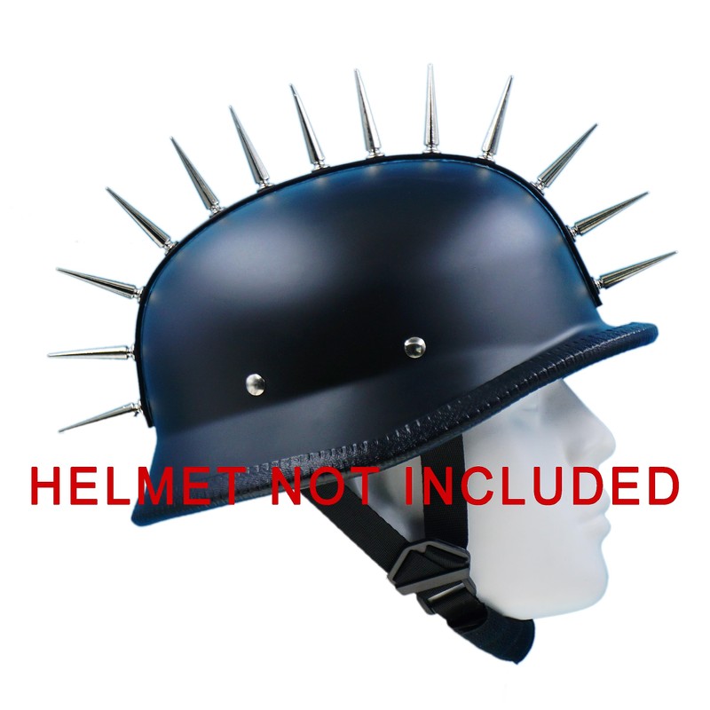 Marskeleton Punk Adhesive PU Leather Strip with Metal Bullet Cone