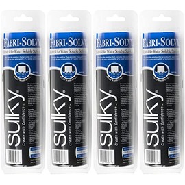 Sulky Of America Fabri-Solvy Washaway Stabilizer, 8" by 9 yd, White (407-08) (Four Pack)