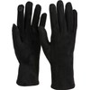 styleBreaker Women's Touchscreen Fabric Gloves with Removable Knitted Cuffs, Warm,