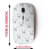 CJCBROES 2.4G Wireless Mouse with Cute Pattern Design for All