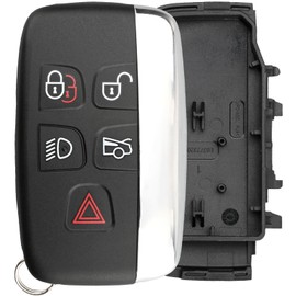 Sianxaido 5E0U50357 Key Fob Shell Case Compatible with F-Pace 2017-2023 F-Type 2014-2024 XE 2017-2019 XF 2013-2023 XJ 2011-2019