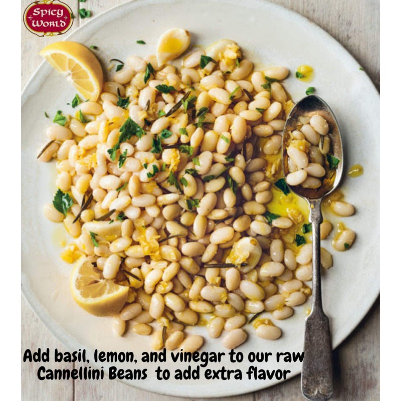 Spicy World Cannelini Beans 4 LB - From Italy -