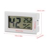 Mini Hygrometer Thermometer, LCD Digital Temperature and Humidity Display, Thermometer