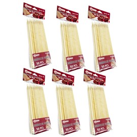 UNIWARE Natural Bamboo BBQ Skewers, Corn Skewers, 9 Inch (25 cm) (300)