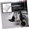 Outanaya 1pair Elevating Wheelchair Footrest Pedals Heavy Duty Replacement Parts