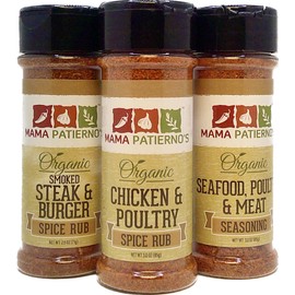 Organic Steak, Chicken & Seafood Seasoning Set