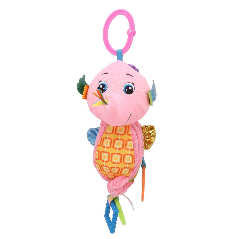 Stuffed Hanging Rattle Doll Soft Sea Horse Cartoon Hanging Plush