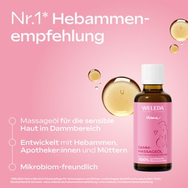 Weleda Perineal Massage Oil Pregnancy Oil Care for Pregnant Women 50 ml