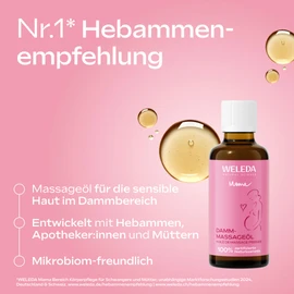 Weleda Perineal Massage Oil Pregnancy Oil Care for Pregnant Women 50 ml