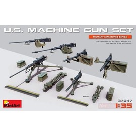 MiniArt ASSEMBLY KIT COMPATIBLE WITH U.S. MACHINE GUN SET KIT 1:35 MIN37047