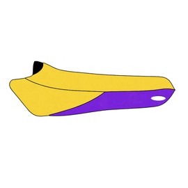 BlackTip Jetsports Seat Cover Compatible with Yamaha 1994-1997 Wave Raider (Yellow/Purple)