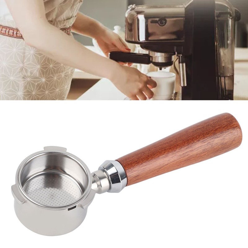 3 Ears Coffee Bottomless Portafilter Removable Stainless Steel Coffee Portafilter
