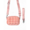 The Iris Accessory Puff Bag (#24231) - Crossbody Bag:_Hot Pink