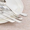 HIKAA 4-Piece Dinner Spoons Set, 8-Inch 18/10 Stainless Steel Spoons,
