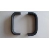 AMATOM (Lot 2pcs) Black Aluminum Handels 5/8" x 1/4" x