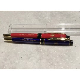 4 TRUMP PEN EAGLE SEAL 2 BLUE & 2 RED GOLD SIGNATURE PRES REPUBLICAN MAGA GOP