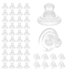 50 Pcs Silicone Earring Backs For Wire Earrings Locking Earrings Back For Studs/Droopy Heavy Comfort Rubber Earring Backs For Studs Safety Back Stoppers For Women Men