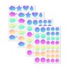 LuckyOpt Pimple Plasters, 4 Sheets Breathable Hydrocolloid Plasters for Hiding