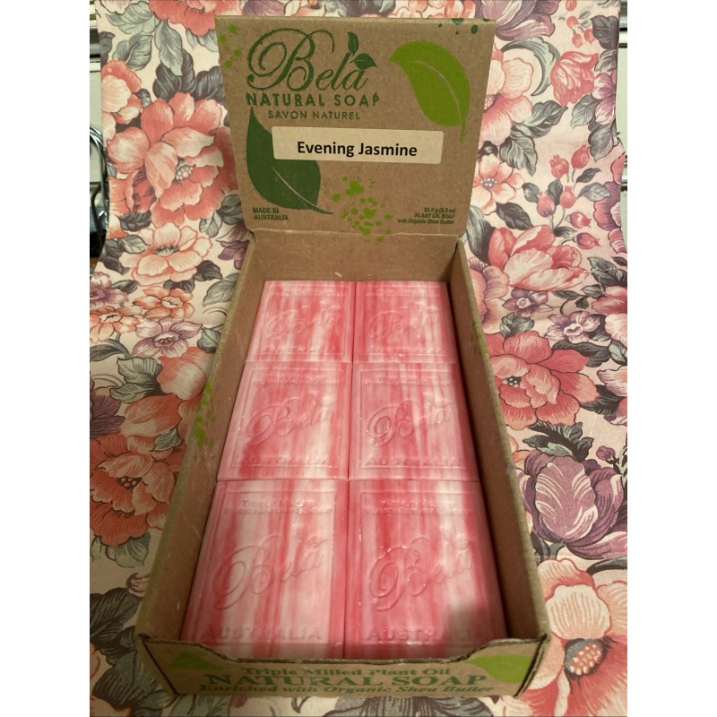 Bela Evening Jasmine Parfum Nat. Organic Plant-Based Bar Soap Made