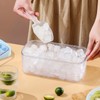 Ice Tray Stackable Large Capacity Household Summer Silicone Blue Ice