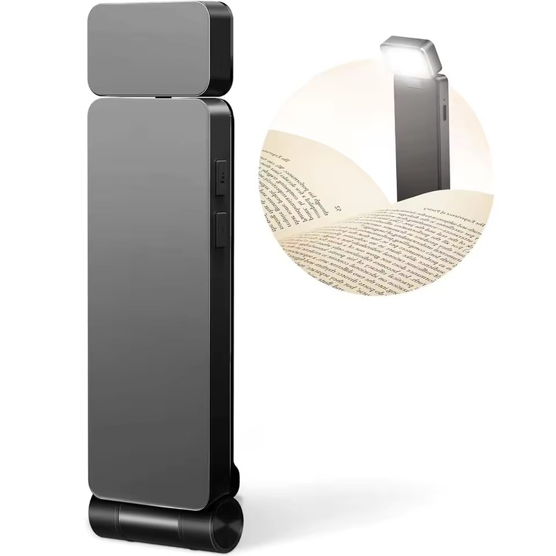 USB-C Rechargeable Clip-On Book Light, 3 Color Temperatures & 5