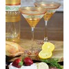 Golden Hill Studio Hand Painted Martini Glasses Set of 2