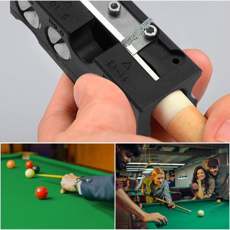 ZLLkeji Billiard Pool Cue Tips Repair Tool 11 in 1
