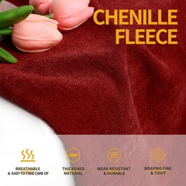 ROFIELTY Bench Cushion Tufted 2 Ties Bench Cushions for Indoor Furniture,for Window seat Cushions Indoor/Shoe Closet/Piano Bench (48x18x4, Burgundy)