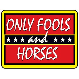 Vintage Retro Man Cave Bar Pub Shed Novelty Gift Aluminium Metal Tin Wall Décor Sign - Only Fools Horses Tv Show Del Boy Logo inspired