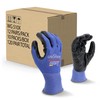 LINCONSON 12 Pack Extreme Grip Lightweight Nitrile Coated Construction &