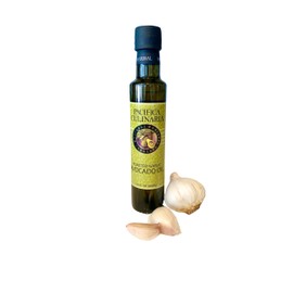 Pacifica Culinaria COLD PRESSED Extra Virgin Avocado Oil Made in USA 8.5 fl oz (250ml) Bottle (Pacifica Culinaria's Roasted Garlic Avocado Oil)
