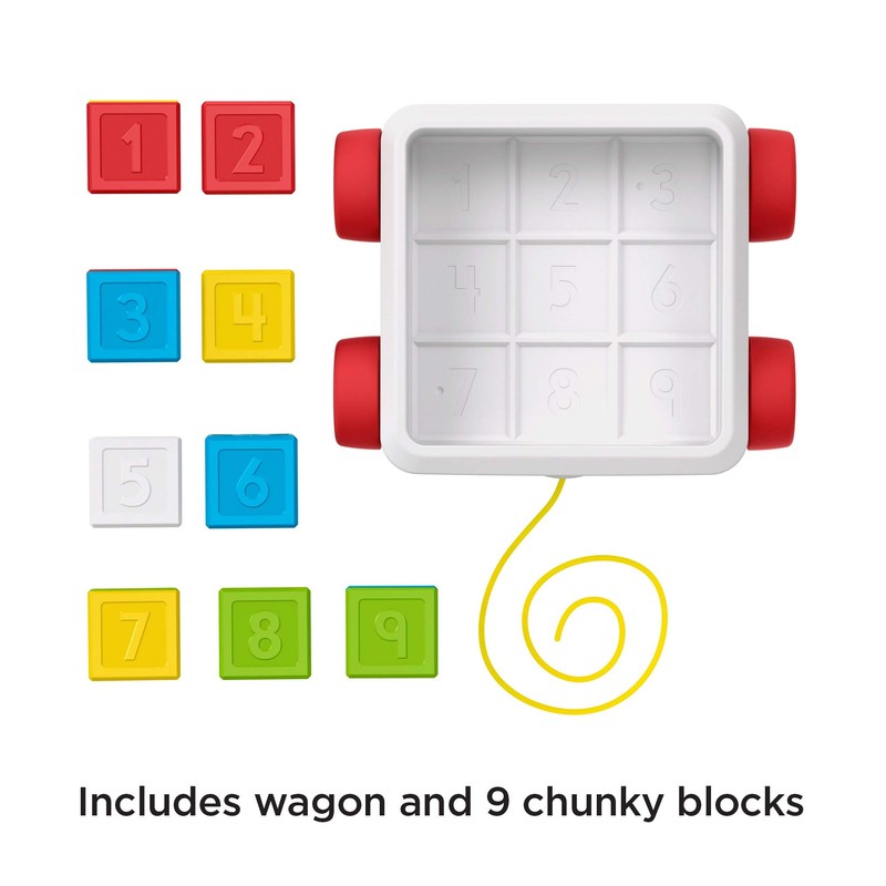 Fisher-Price GJW10 Pull-Along Activity Blocks