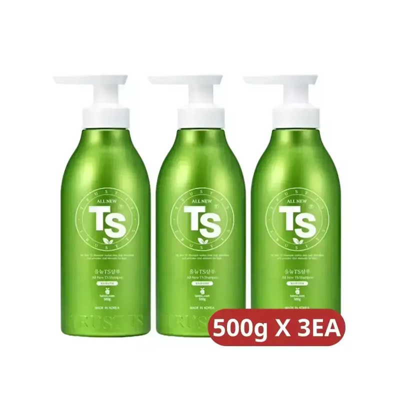 TS 올뉴 TS 샴푸 500g X 3EA + 샴푸 소분
