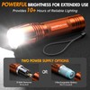 WdtPro LED Flashlight High Lumens SR2000 Pro, 2 Pack Brighter