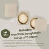 Babadoh Pizza Making Accessories | Pizza Dough Proofing Containers with