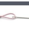 Cord Loop, Elastic Cord Thread, Set of 4, Stainless Steel,