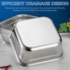 2 in 1 Large Stainless Steel Sink Basin with Colander,