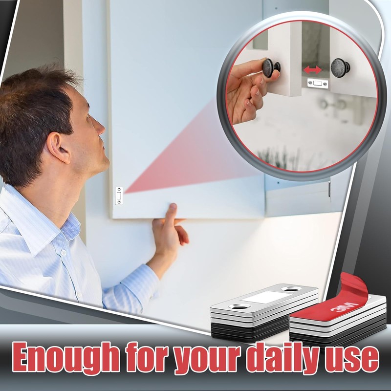 Magnetic Door Catch, Cabinet Magnetic Catch 6 Pack, Magnetic Door
