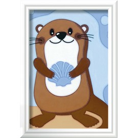 Ravensburger CreArt 20291 - Happy Otter - Painting by Numbers for Children from 7 Years