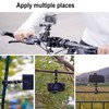 Edithown Super Clip Camera Clamp, with 360 Degree Dual Ball