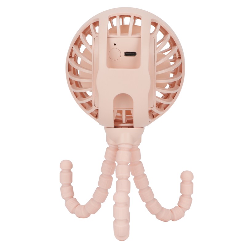 Mini Portable Fan 3 Speed 360° Rotatable Rechargeable Desktop Fan